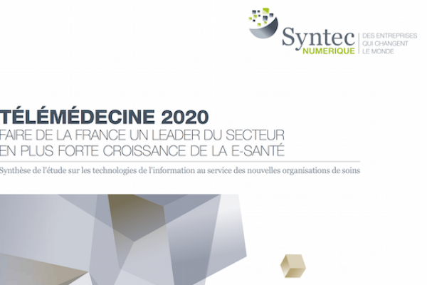 TÉLÉMÉDECINE 2020 : Faire de la france un leader du secteur de la e-santé
