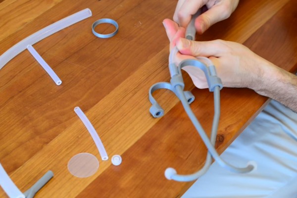 Low-Cost 3D-Printed Stethoscope for Low-Resource Areas