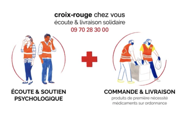 COVID-19 : « Croix-Rouge chez vous » livraison de médicaments sur ordonnance