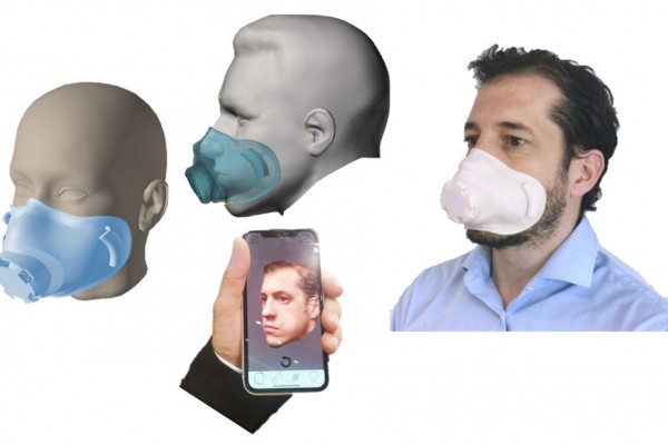AnatoScope met au point la personnalisation des masques de protection grâce au scan 3D
