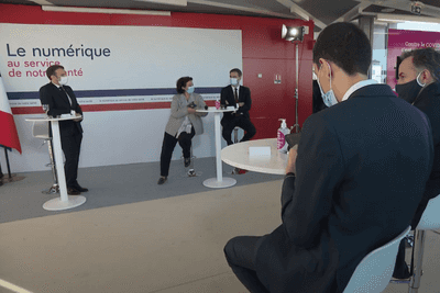Inauguration du campus de santé numérique au Val-de-Grâce : échanges avec des chercheurs à l’Institut Imagine