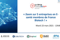 Zoom sur 5 entreprises en E-santé membres de France Biotech ! 23 03 2021