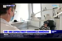 CHU de Lille: une capsule multi-sensorielle immersive pour apaiser les patients