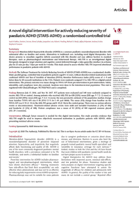 A novel digital intervention for actively reducing severity of paediatric ADHD (STARS-ADHD): a randomised controlled trial