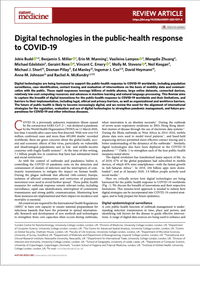 Digital technologies in the public-health response to COVID-19