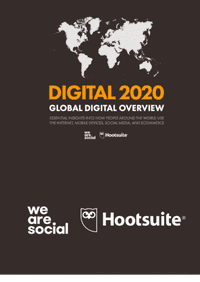 Digital 2020 : Global Digital Overview. Essentiel insights into how people around the world use the internet, mobile devices, social media, and e-commerce