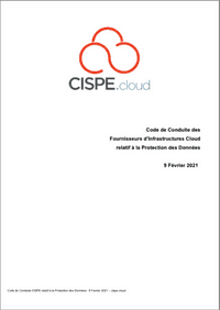 Code de Conduite des Fournisseurs d'Infrastructures Cloud relatif à la Protection des Données
