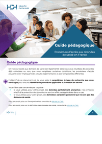 Guide pédagogique Procédure d’accès aux données de santé en France