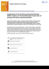 Integrating virtual realities and psychotherapy: SWOT analysis on VR and MR based treatments of anxiety and stress-related disorders