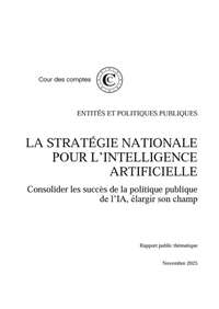 LA STRATÉGIE NATIONALE POUR L’INTELLIGENCE ARTIFICIELLE