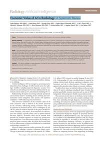 Economic Value of AI in Radiology